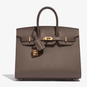 Artisan-Grade Hermès Birkin 25 Epsom Gris Etain GHW Replica
