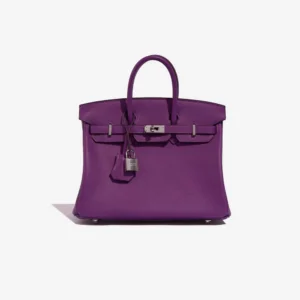 Artisan-Grade Hermès Birkin 25 Swift Anemone PHW | Replica Luxury