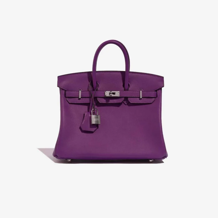 Artisan-Grade Hermès Birkin 25 Swift Anemone PHW | Replica Luxury