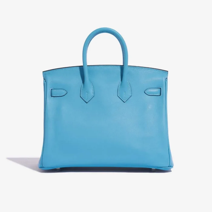Artisan-Grade Hermès Birkin 25 Swift Bleu du Nord/Gris Perle PHW - Replica Handbags - Image 2