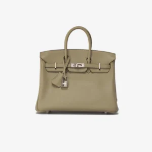 Artisan-Grade Hermès Birkin 25 Swift Sauge PHW – DLF