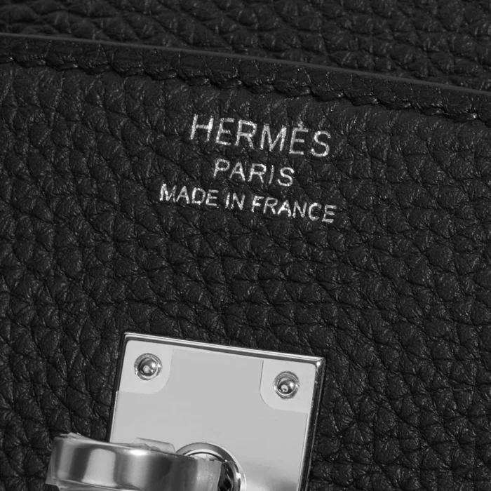 Artisan-Grade Hermès Birkin 25 Togo Black PHW - Replica Handbags - Image 6