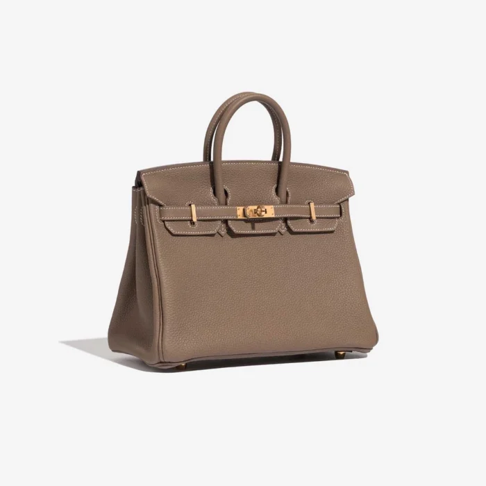 Artisan-Grade Hermès Birkin 25 Togo Etoupe GHW - Replica Handbags - Image 4