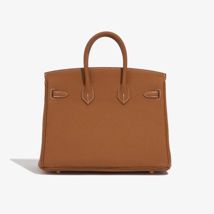 Artisan-Grade Hermès Birkin 25 Togo Gold GHW - Replica Handbags - Image 2