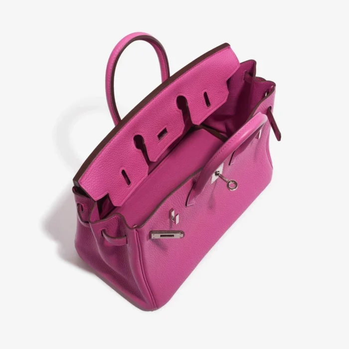 Artisan-Grade Hermès Birkin 25 Togo Magnolia PHW - Replica Handbags - Image 5