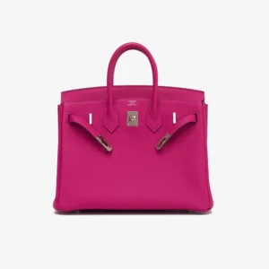 Artisan-Grade Hermès Birkin 25 Togo Rose Pourpre PHW – DLF