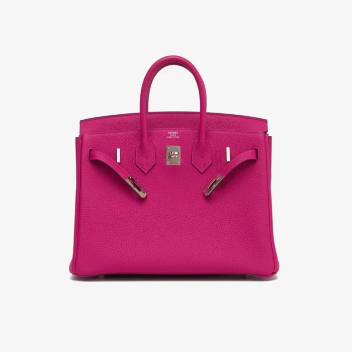 Artisan-Grade Hermès Birkin 25 Togo Rose Pourpre PHW – DLF