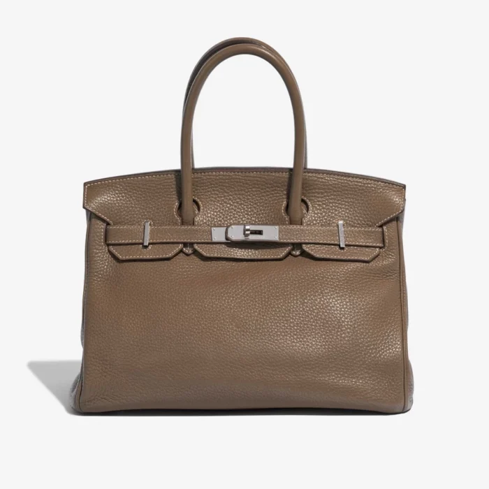 Artisan-Grade Hermès Birkin 30 Clemence Etoupe PHW Replica
