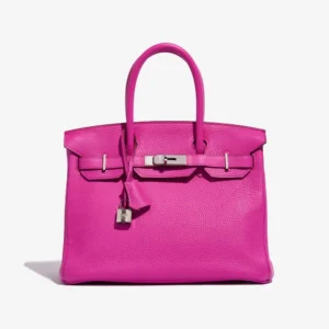 Artisan-Grade Hermès Birkin 30 Clemence Magnolia PHW Replica