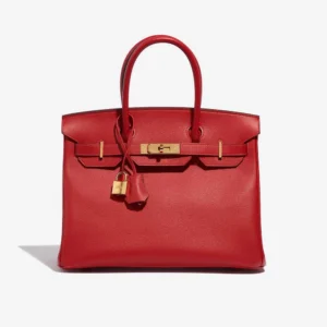Artisan-Grade Hermès Birkin 30 Epsom Rouge Casaque GHW Replica