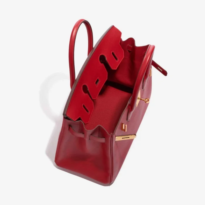Artisan-Grade Hermès Birkin 30 Epsom Rouge Casaque GHW - Replica Handbags - Image 5