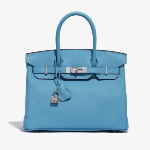 Artisan-Grade Hermès Birkin 30 Blue du Nord PHW | DLF