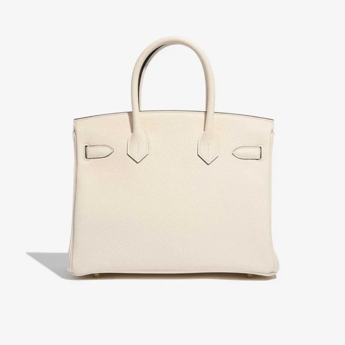 Artisan-Grade Hermès Birkin 30 Taurillon Clemence Nata GHW - Replica Handbags - Image 2