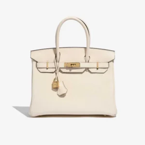 Artisan-Grade Hermès Birkin 30 Nata GHW Replica Bags | DLF