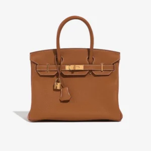 Artisan-Grade Hermès Birkin 30 Togo Gold GHW - Replica Bags