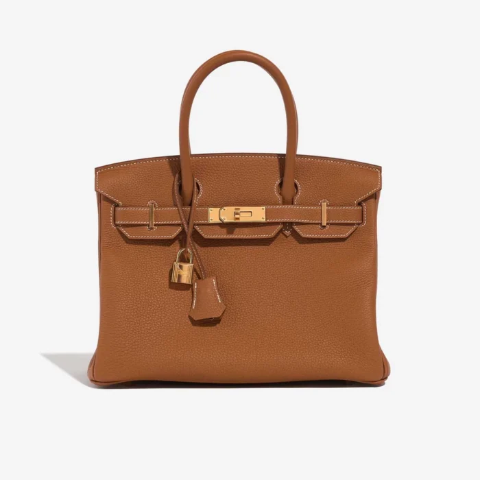 Artisan-Grade Hermès Birkin 30 Togo Gold GHW - Replica Bags