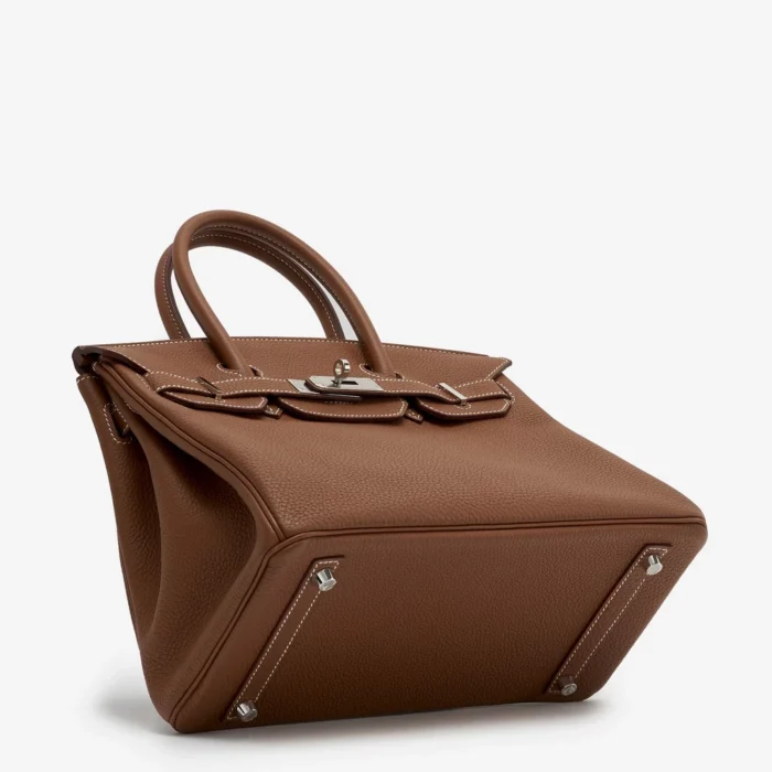 Artisan-Grade Hermès Birkin 30 Togo Gold PHW - DLF - Image 3