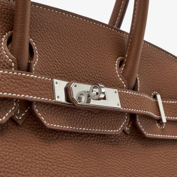 Artisan-Grade Hermès Birkin 30 Togo Gold PHW - DLF - Image 7