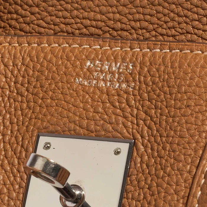 Artisan-Grade Hermès Birkin 30 Togo Gold PHW - Replica Handbags - Image 6
