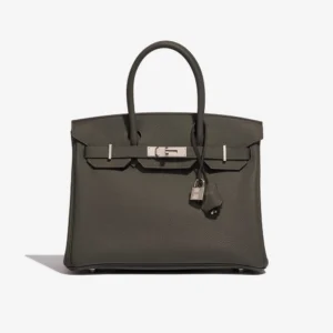 Artisan-Grade Hermès Birkin 30 Togo Vert de Gris PHW Replica