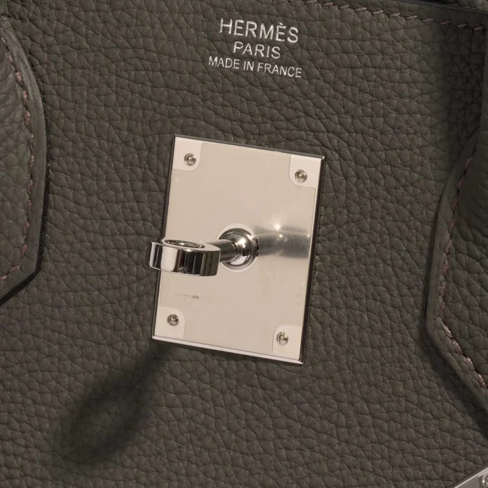 Artisan-Grade Hermès Birkin 30 Togo Vert de Gris PHW - Replica Handbags - Image 6
