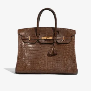 Artisan-Grade Hermès Birkin 35 Alligator Marron D’Inde GHW