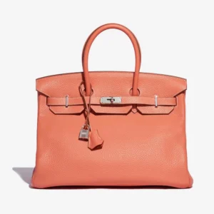 Artisan-Grade Hermès Birkin 35 Clemence Crevette PHW