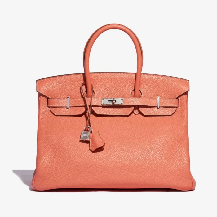 Artisan-Grade Hermès Birkin 35 Clemence Crevette PHW