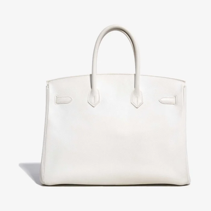 Artisan-Grade Hermès Birkin 35 Epsom Blanc PHW - Replica Handbags - Image 2