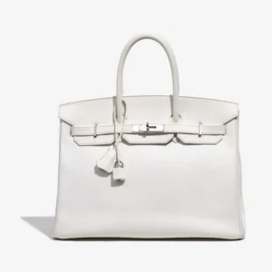 Artisan-Grade Hermès Birkin 35 Epsom Blanc PHW Replica
