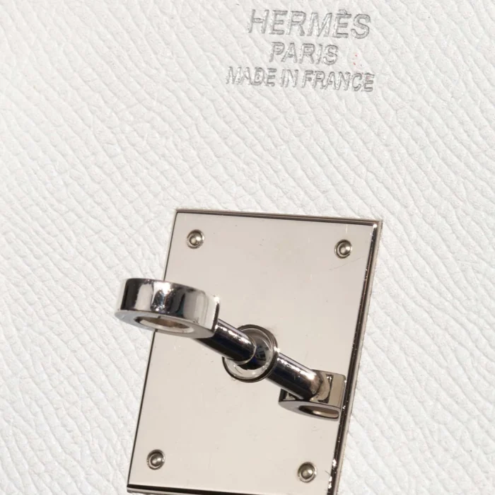 Artisan-Grade Hermès Birkin 35 Epsom Blanc PHW - Replica Handbags - Image 6