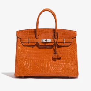 Artisan-Grade Hermès Birkin 35 Porosus Crocodile Replica
