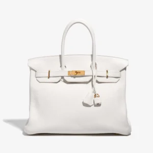 Artisan-Grade Hermès Birkin 35 Togo Blanc GHW - Replica Handbags