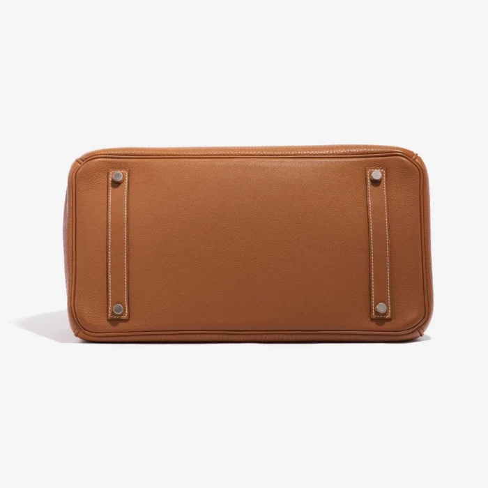 Artisan-Grade Hermès Birkin 35 Togo Gold PHW - Replica Handbags - Image 3