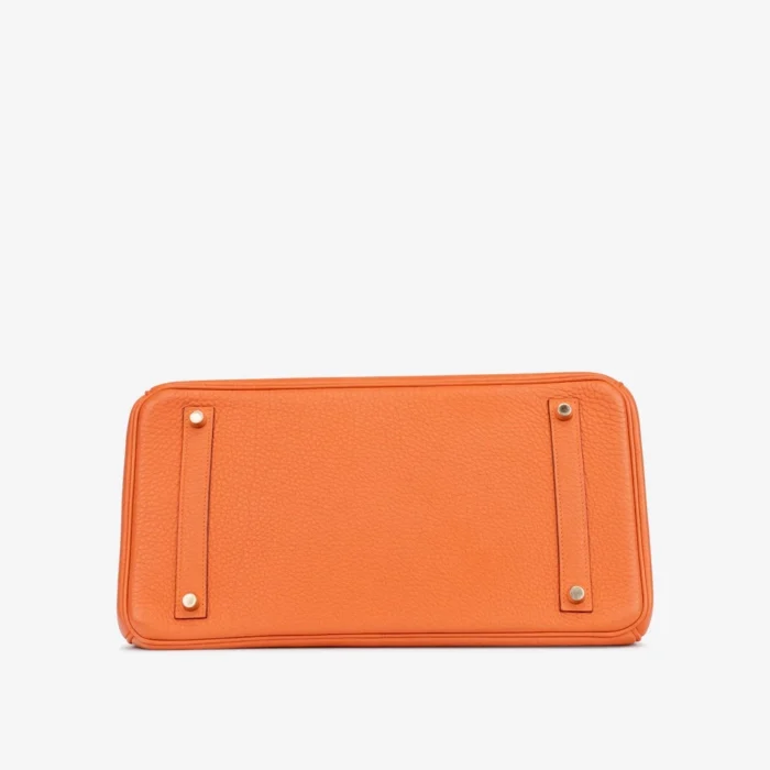 Artisan-Grade Hermès Birkin 35 Togo Orange H GHW - DLF - Image 3