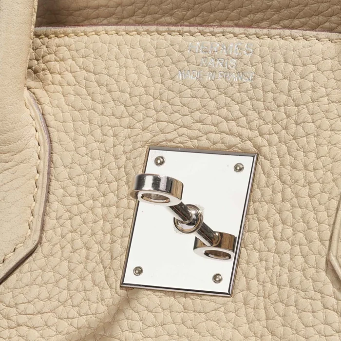 Artisan-Grade Hermès Birkin 35 Togo Parchemin PHW - DLF - Image 6