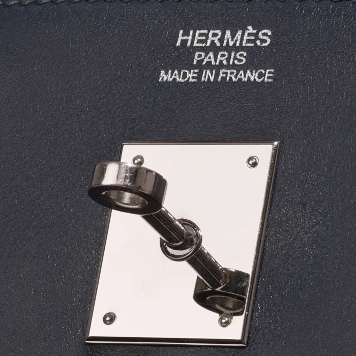 Artisan-Grade Hermès Birkin 40 Swift Blue Royale PHW - Replica Handbags - Image 6