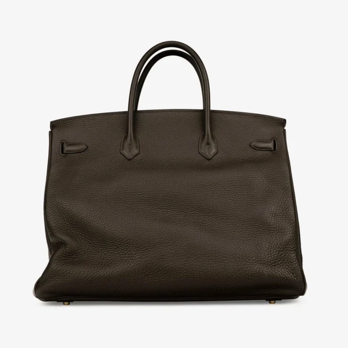 Artisan-Grade Hermès Birkin 40 Taurillon Clemence Vert Bronze GHW - DLF - Image 2