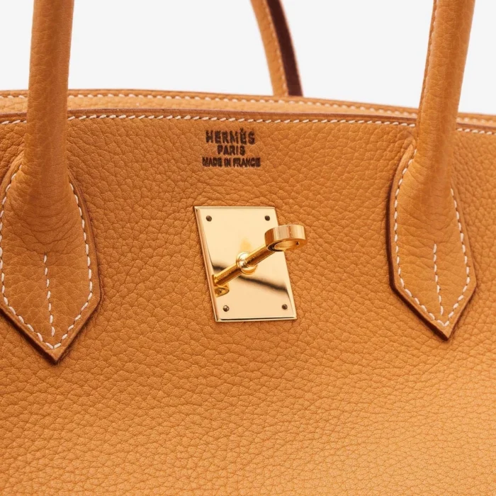 Artisan-Grade Hermès Birkin 40 Vache Natural GHW - DLF - Image 6