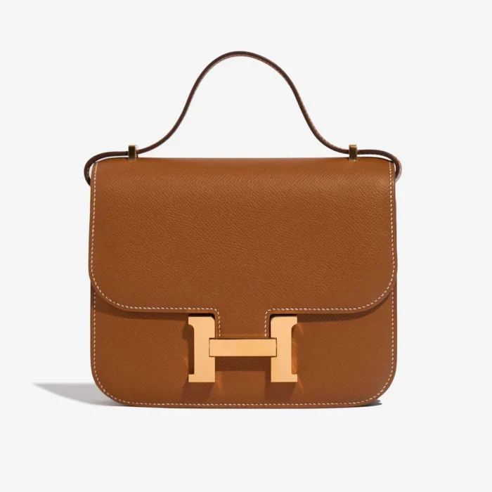 Artisan-Grade Hermès Constance 18 Epsom Gold GHW - Direct Luxury