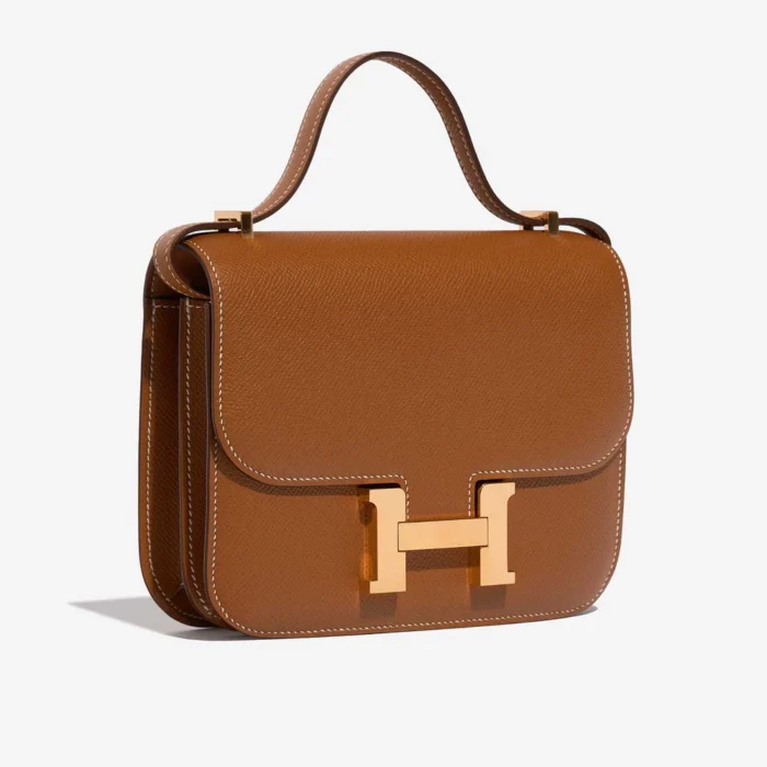 Artisan-Grade Hermès Constance 18 Epsom Gold GHW - Replica Handbags - Image 5