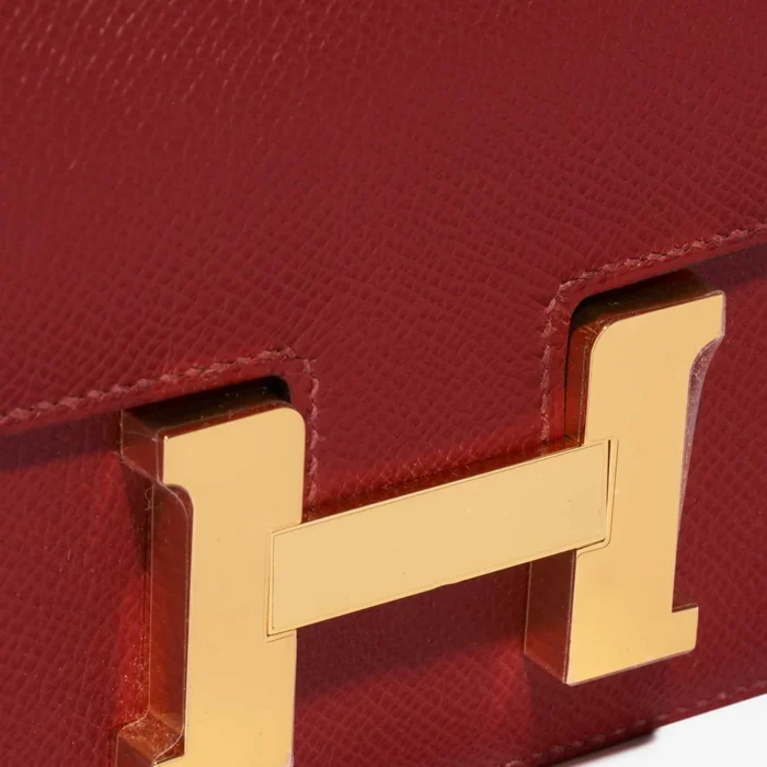 Artisan-Grade Hermès Constance 18 Epsom Rouge Grenat GHW - Replica Handbags - Image 6
