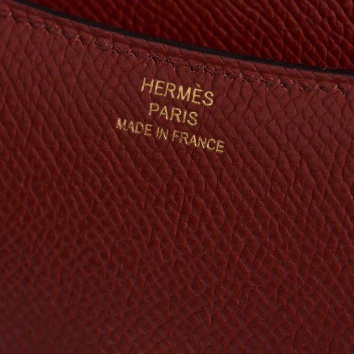 Artisan-Grade Hermès Constance 18 Epsom Rouge Grenat GHW - Replica Handbags - Image 5