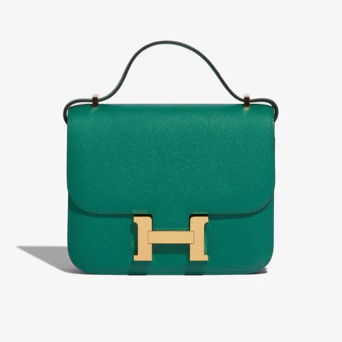 Artisan-Grade Hermès Constance 18 Espom Vert Jade GHW