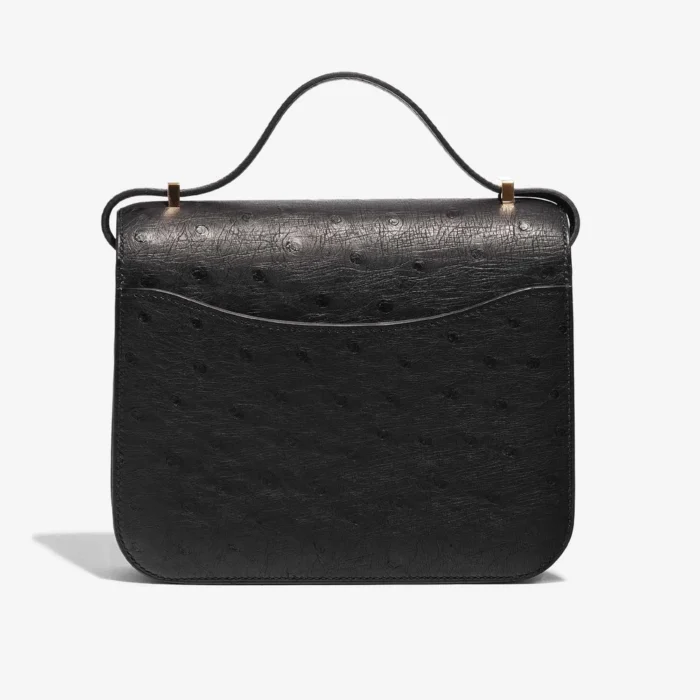 Artisan-Grade Hermès Constance 18 Ostrich Black GHW - Replica Handbags - Image 2