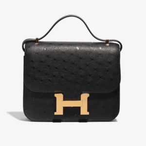 Artisan-Grade Hermès Constance 18 Ostrich Black GHW - Replica