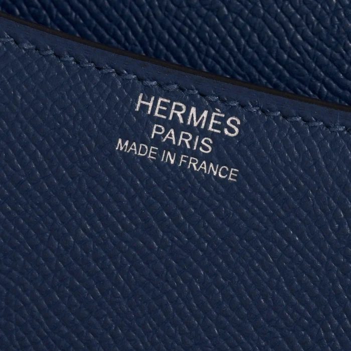 Artisan-Grade Hermès Constance 24 Epsom Deep Blue PHW - Replica Handbags - Image 6