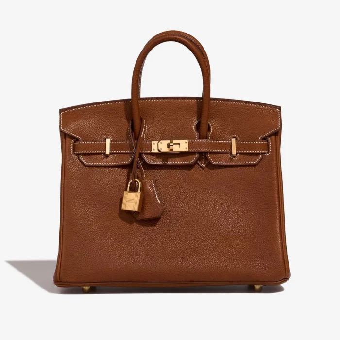 Artisan-Grade Hermès Dupes Birkin 25 Barenia Faubourg Fauve GHW – Replica Handbags