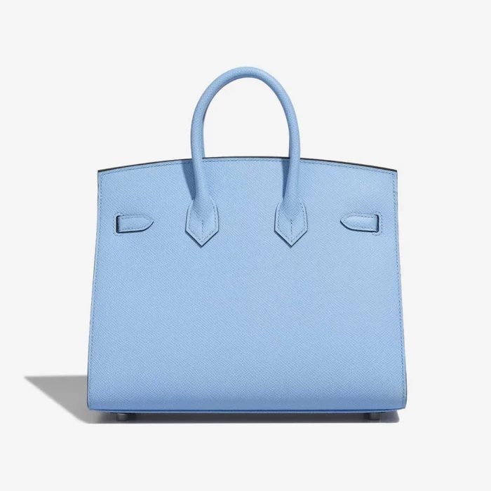 Artisan-Grade Hermès Dupes Birkin 25 Epsom Bleu Celeste PHW - Replica Handbags - Image 2
