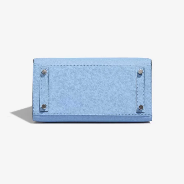 Artisan-Grade Hermès Dupes Birkin 25 Epsom Bleu Celeste PHW - Replica Handbags - Image 3